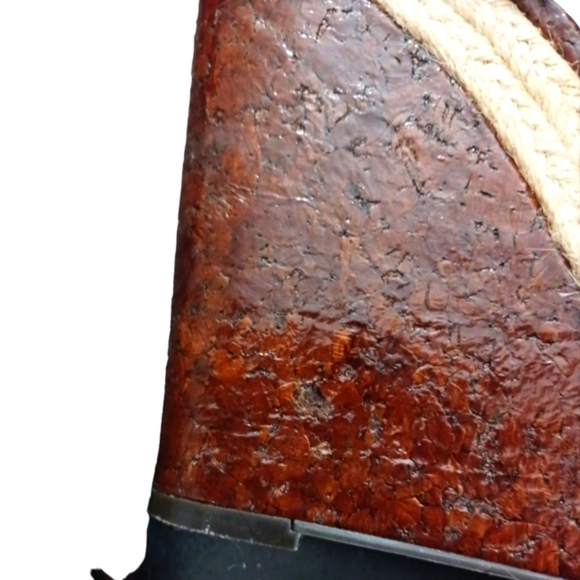 Jessica Simpson Ginny Wedge Gladiator Style, Snakeskin Espadrille Sandals 6.5 - Picture 11 of 13